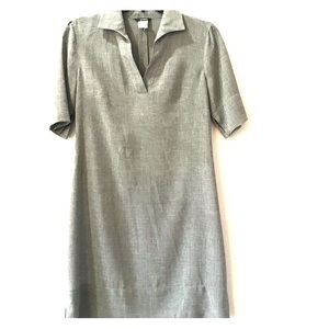 J.Crew Gray Shirtdress Size 2